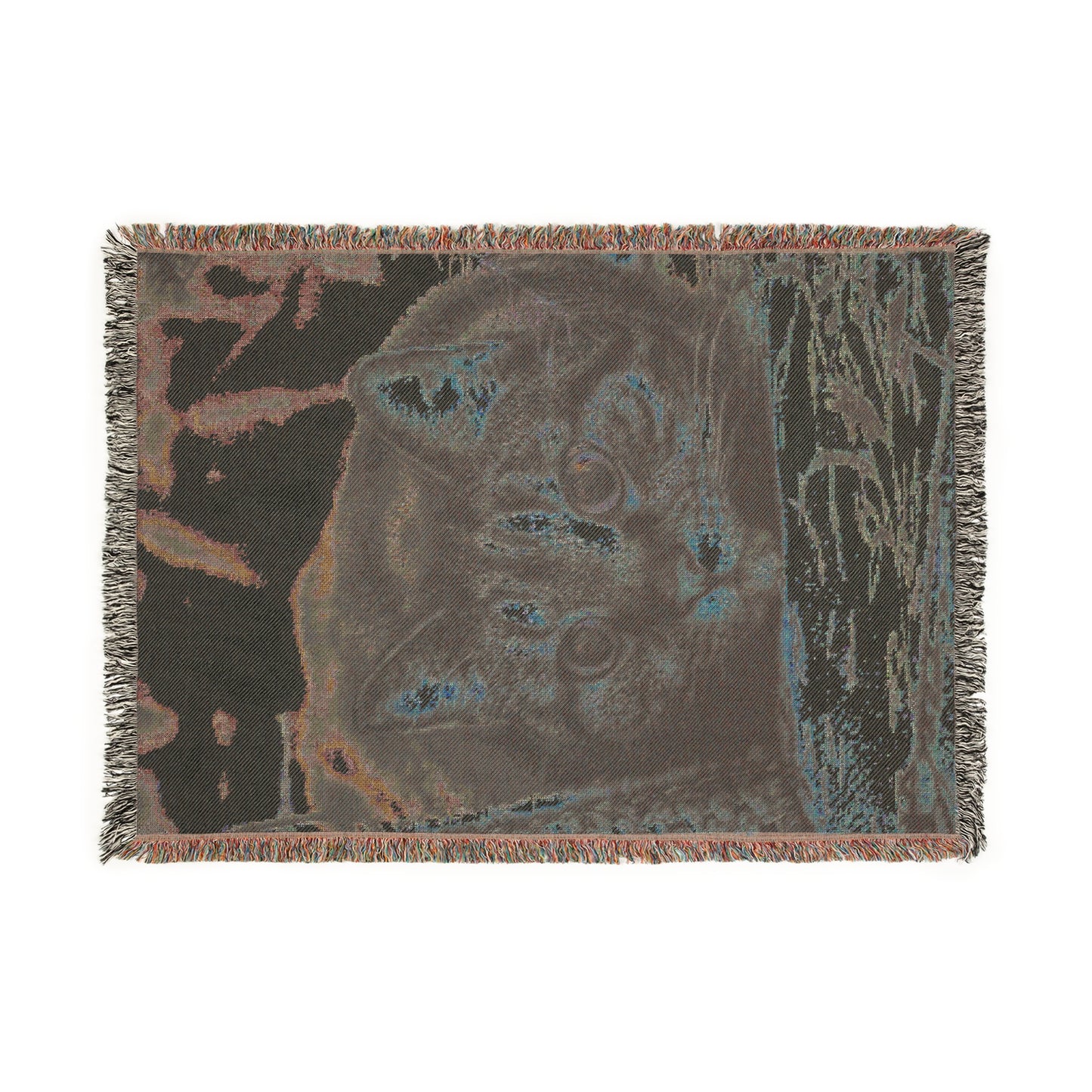 Cozy Cat Woven Blanket