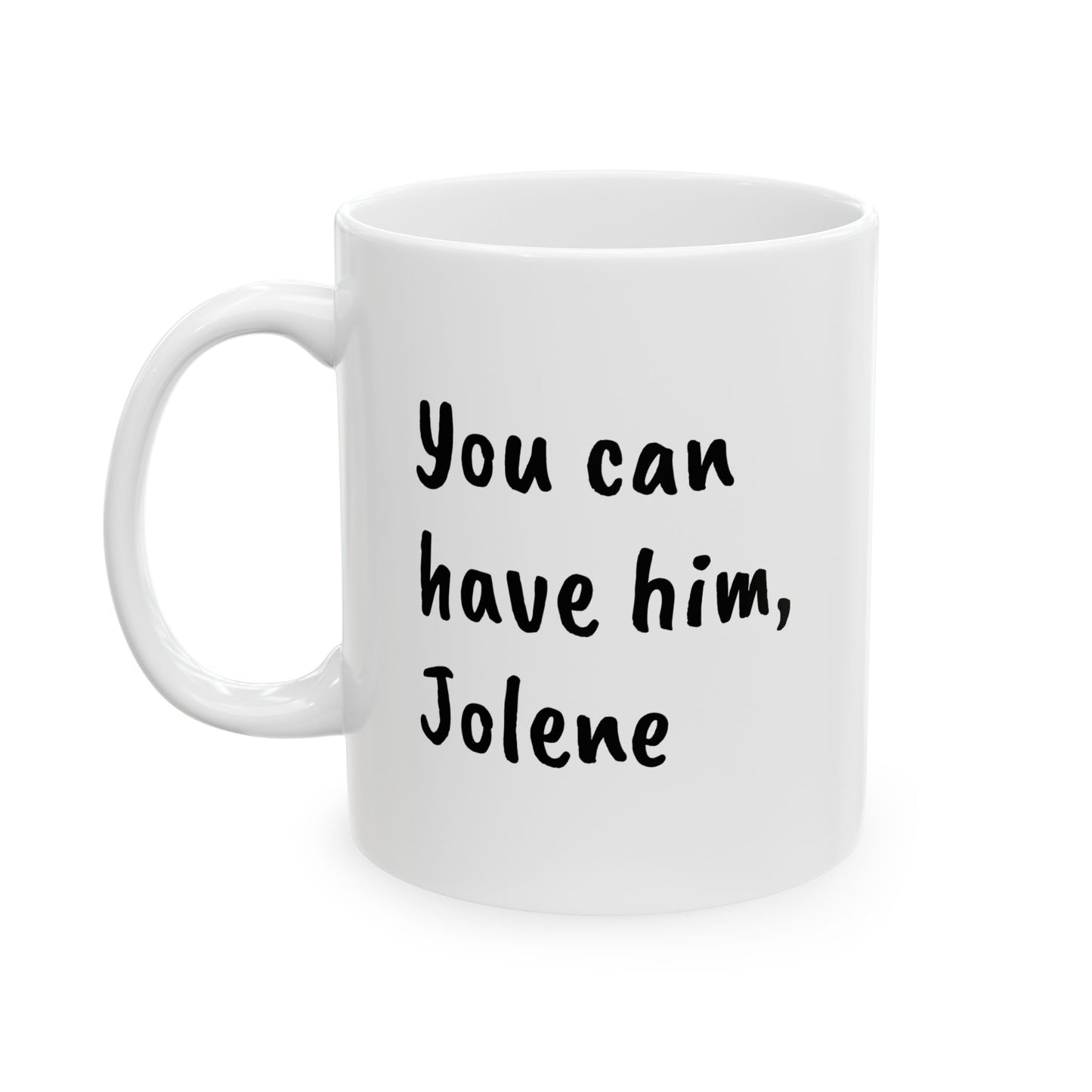 Whimsical Cat & Wine Ceramic Mug