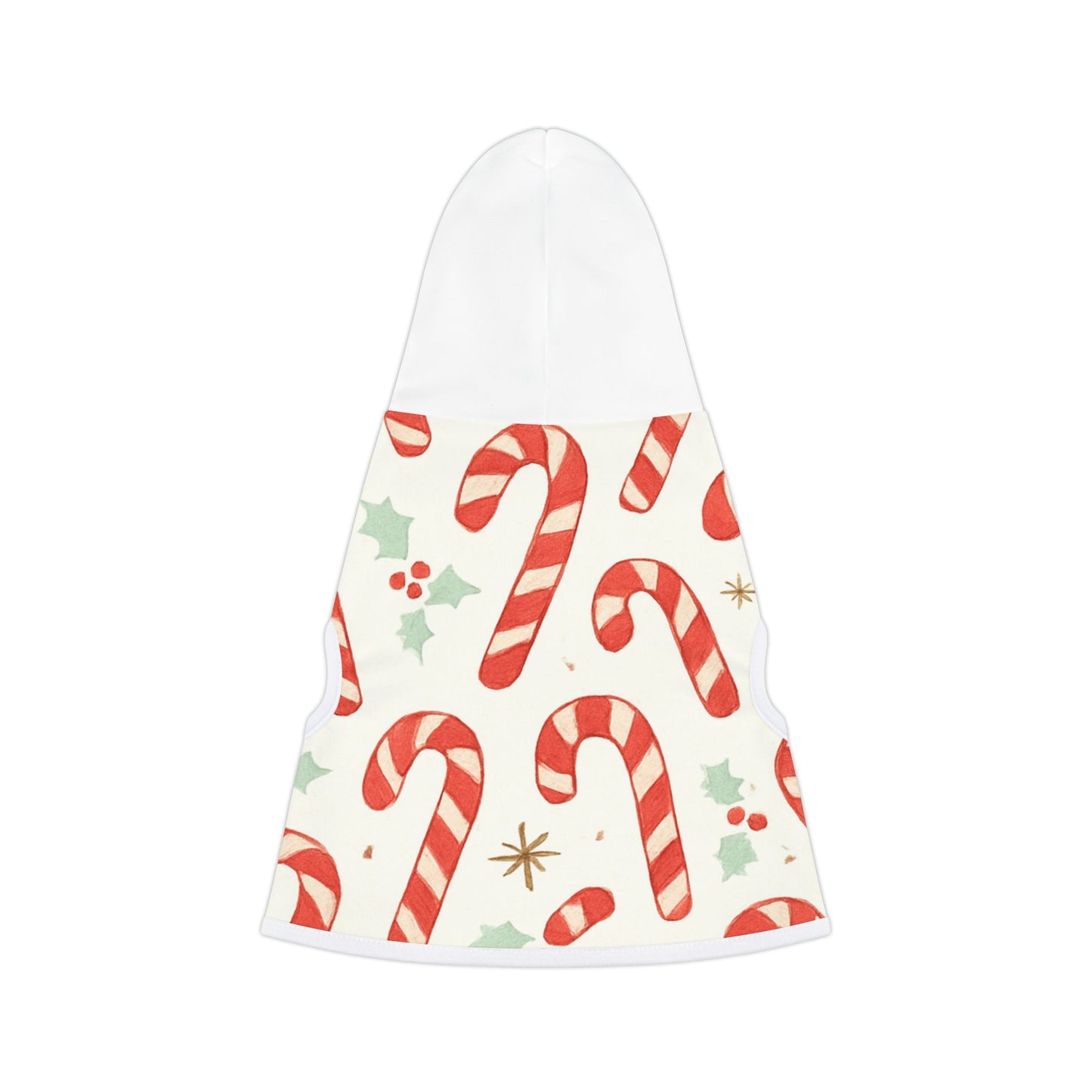 Candy Cane Pet Hoodie