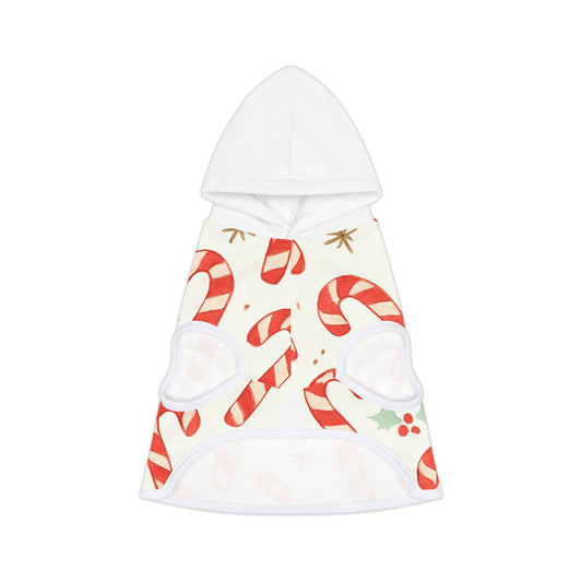 Candy Cane Pet Hoodie