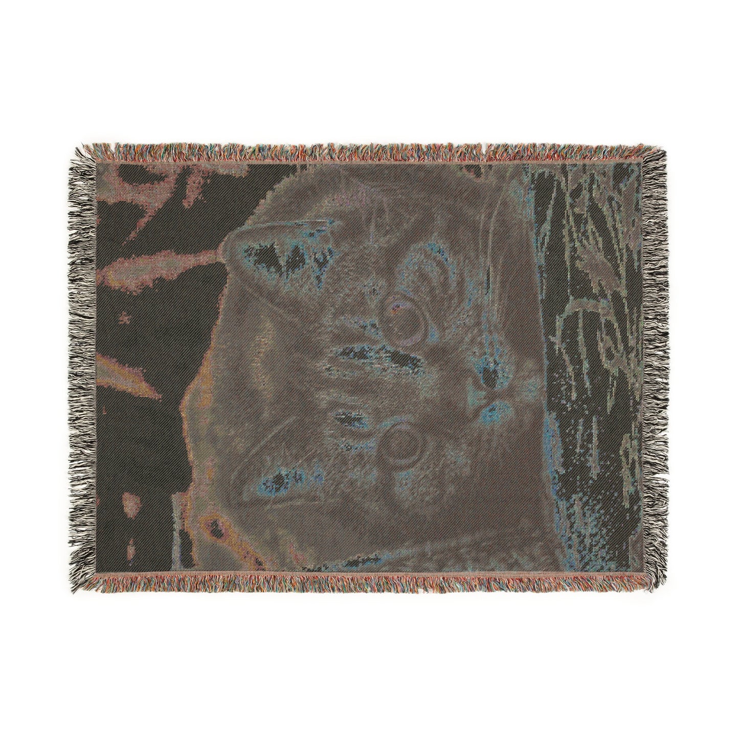 Cozy Cat Woven Blanket